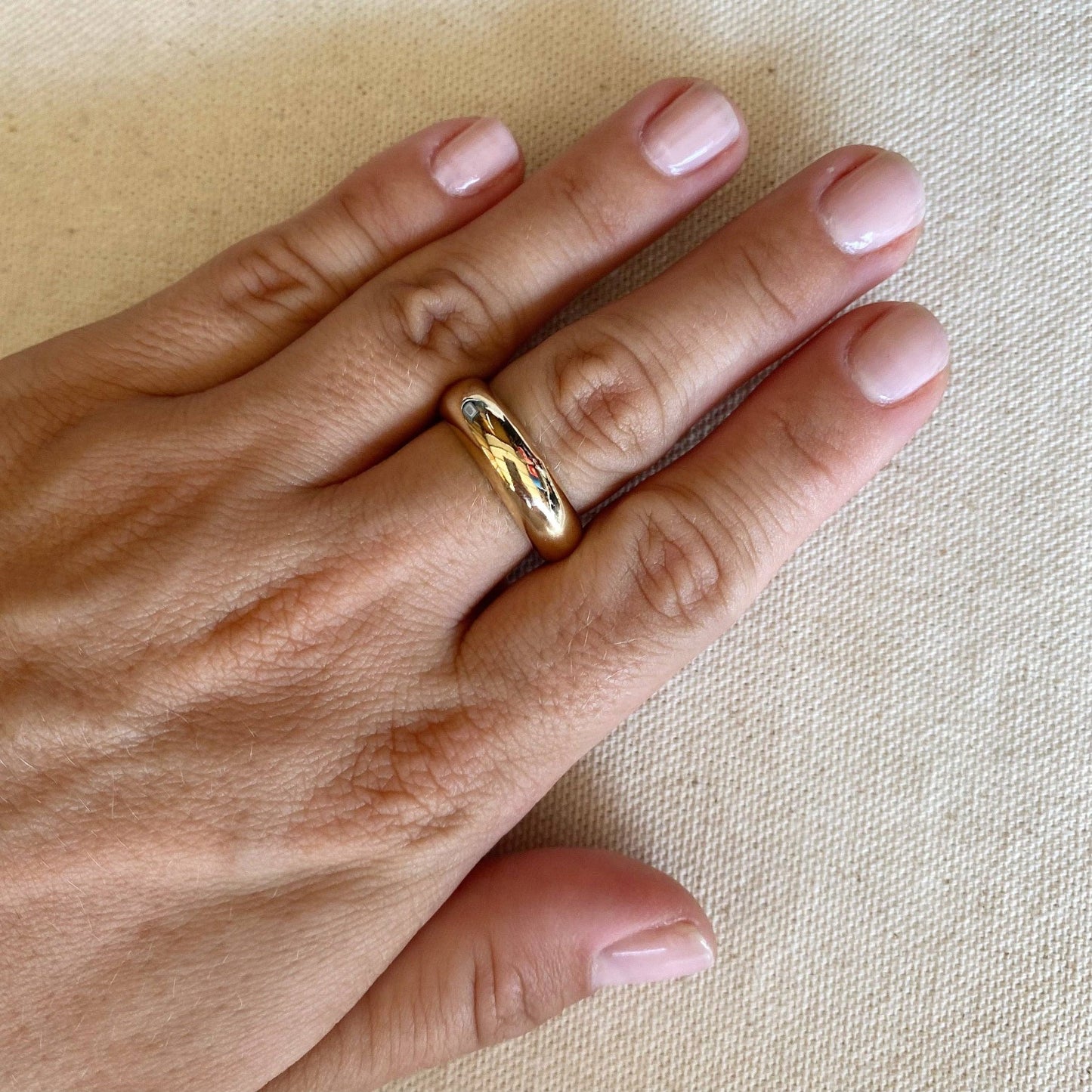Chunky Rounded Band Ring