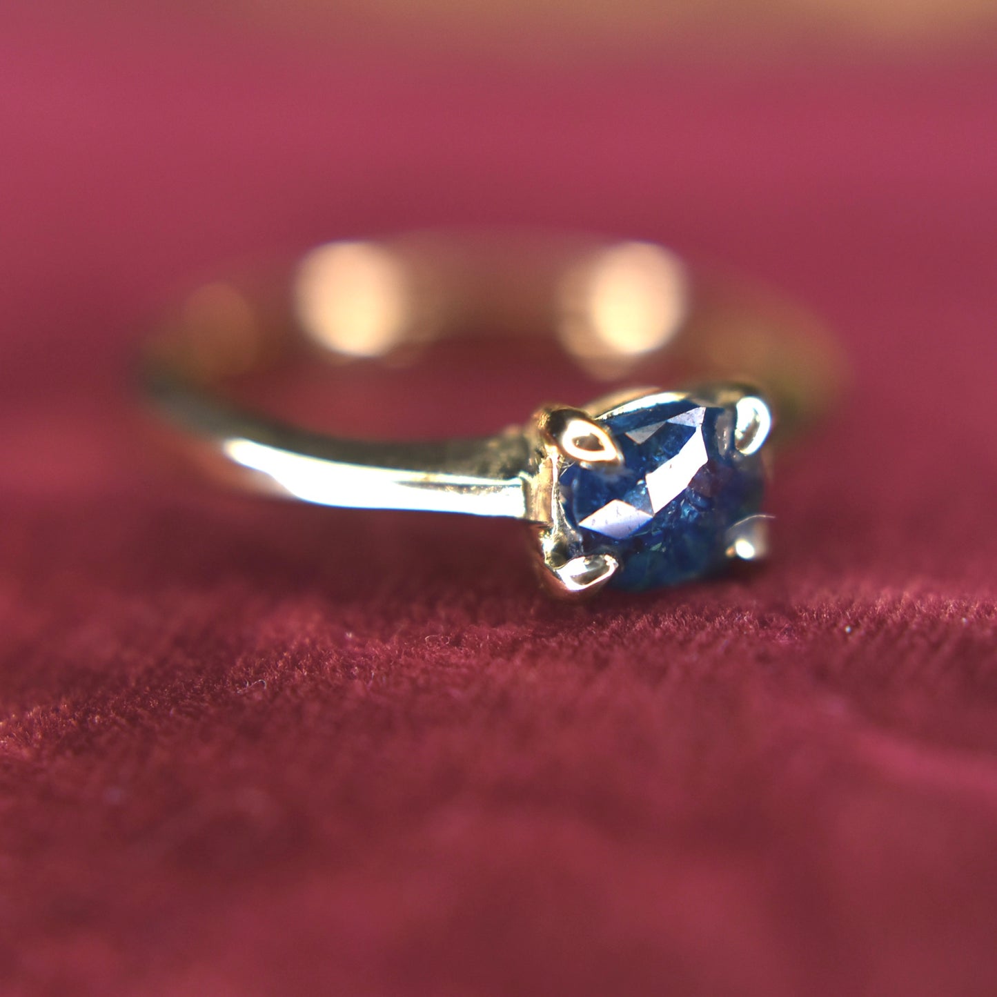 Midnight Blue Diamond Ring