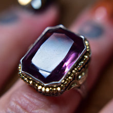 Load image into Gallery viewer, Vintage Amethyst Art Deco Ring
