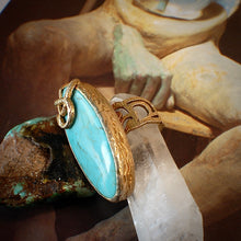 Load image into Gallery viewer, Turquoise Snake Ring
