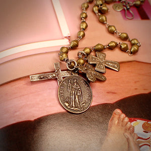 Custom rosary necklace