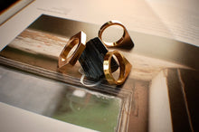 Load image into Gallery viewer, Bronze Modern Stacking Rings

