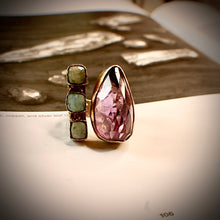 Load image into Gallery viewer, Amethyst Statement Ring
